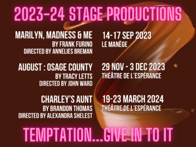 2023 – 24 SEASON STAGE PRODUCTIONS
